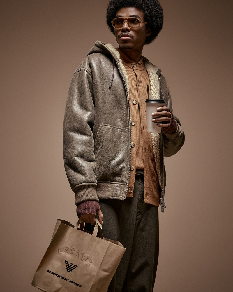 NEW YORK CAPSULE COLLECTION LAMB SHEARLING OVERSIZED-FIT BLOUSON 6