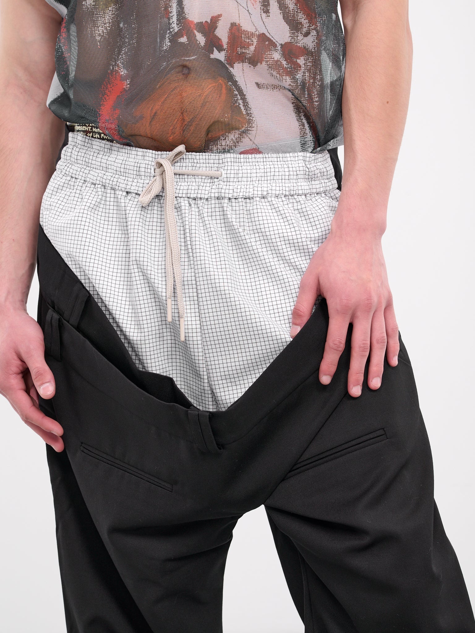 NAMESAKE Del Crossover Trousers | hlorenzo | REVERSIBLE