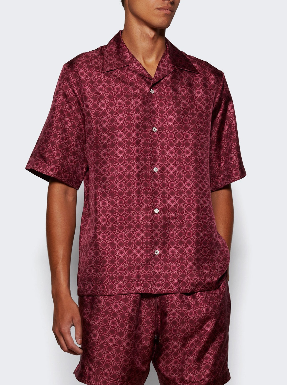 Ma Quad Bowling Shirt Wine - 2
