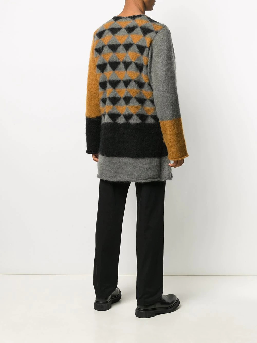 geometric colour-block jumper - 4