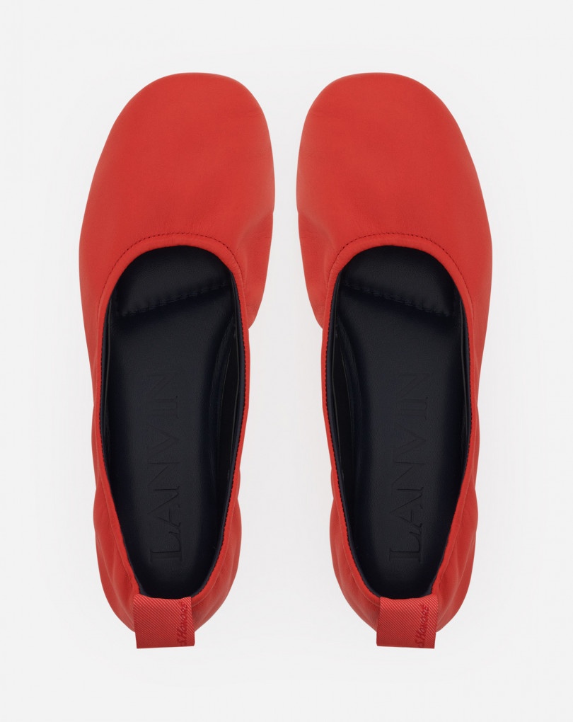 NAPPA LEATHER BALLERINAS - 5