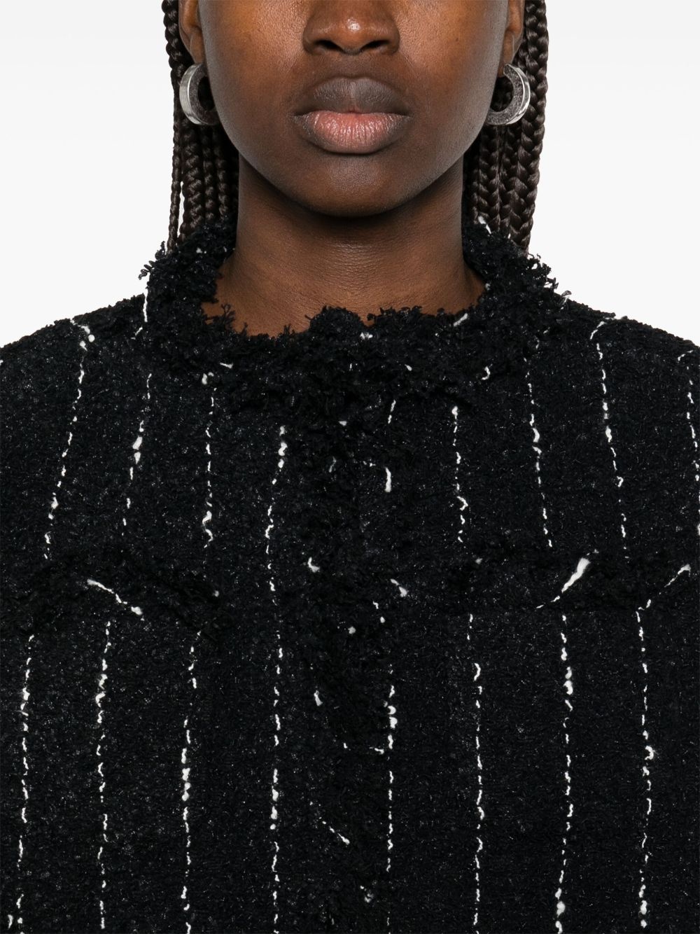 sacai tweed gilet | farfetch | REVERSIBLE