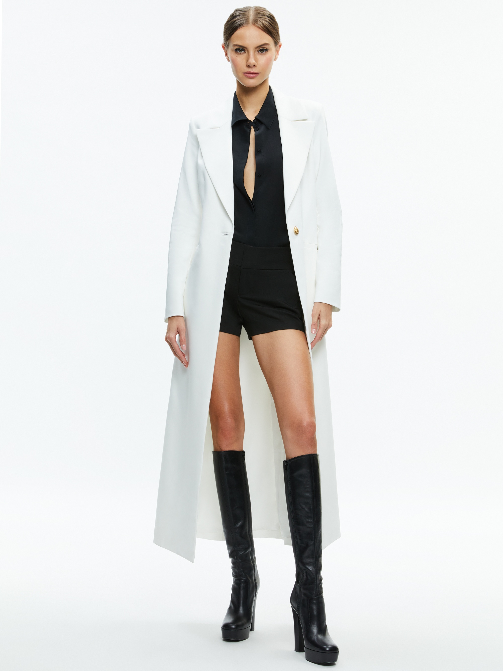 THEO NOTCH COLLAR COAT - 2