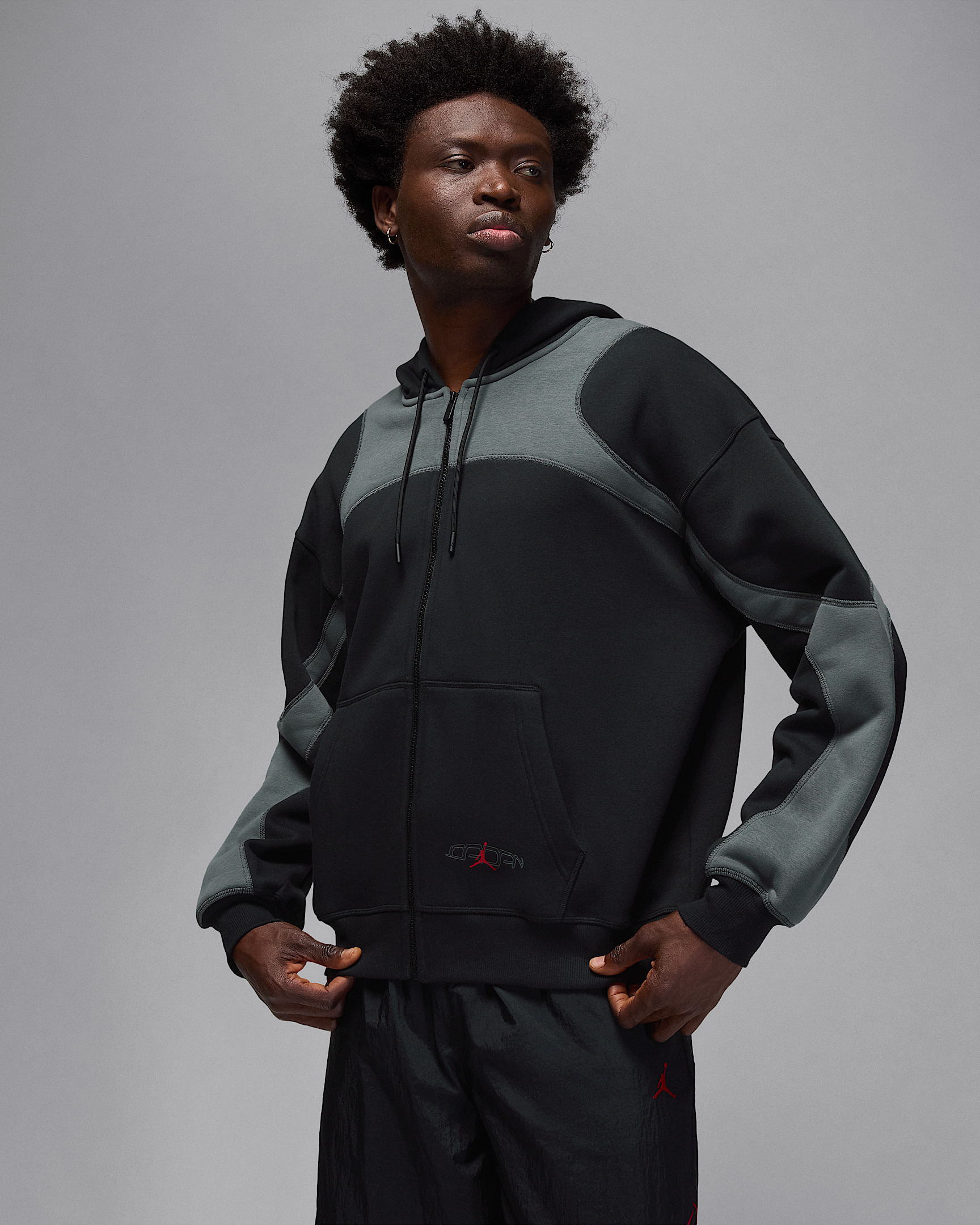 Jordan Men's Oversized Full-Zip Hoodie - 1