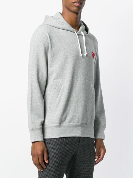 Hooded sweatshirt with embroidered logo - 3