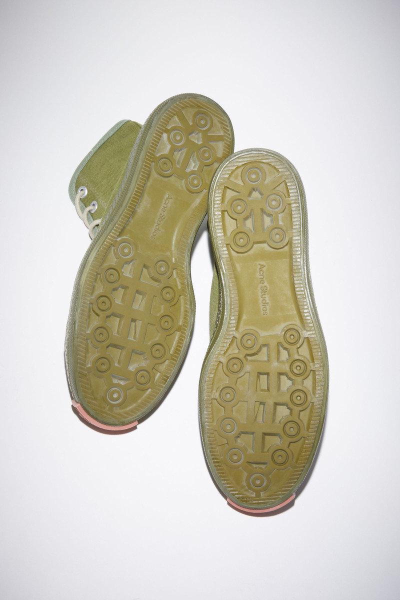 Acne Studios High top sneakers - Olive green outlook