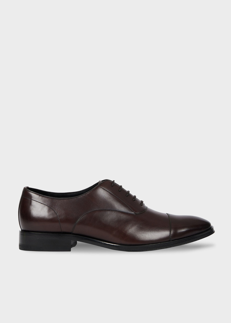 Leather Dark Brown 'Portman' Shoes 1