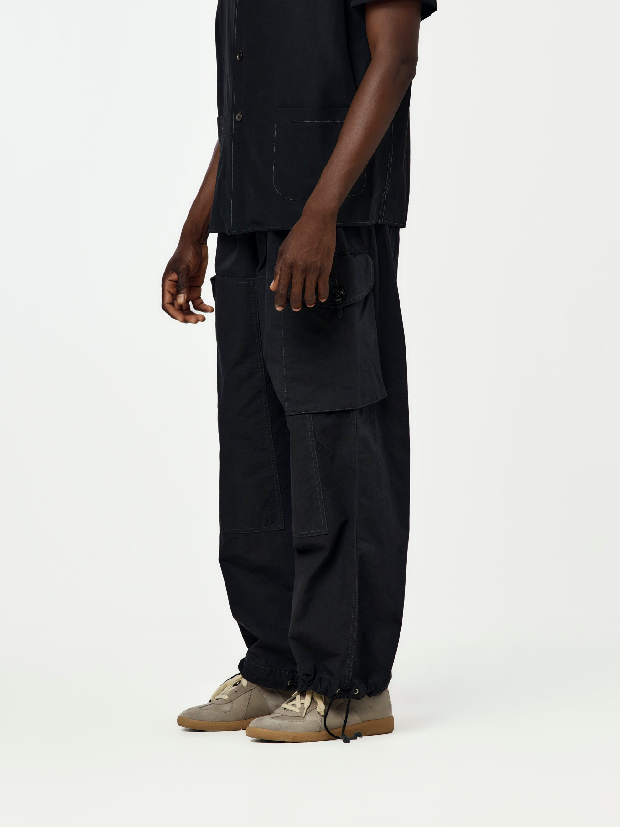 CARGO PANTS (BLACK) - 2