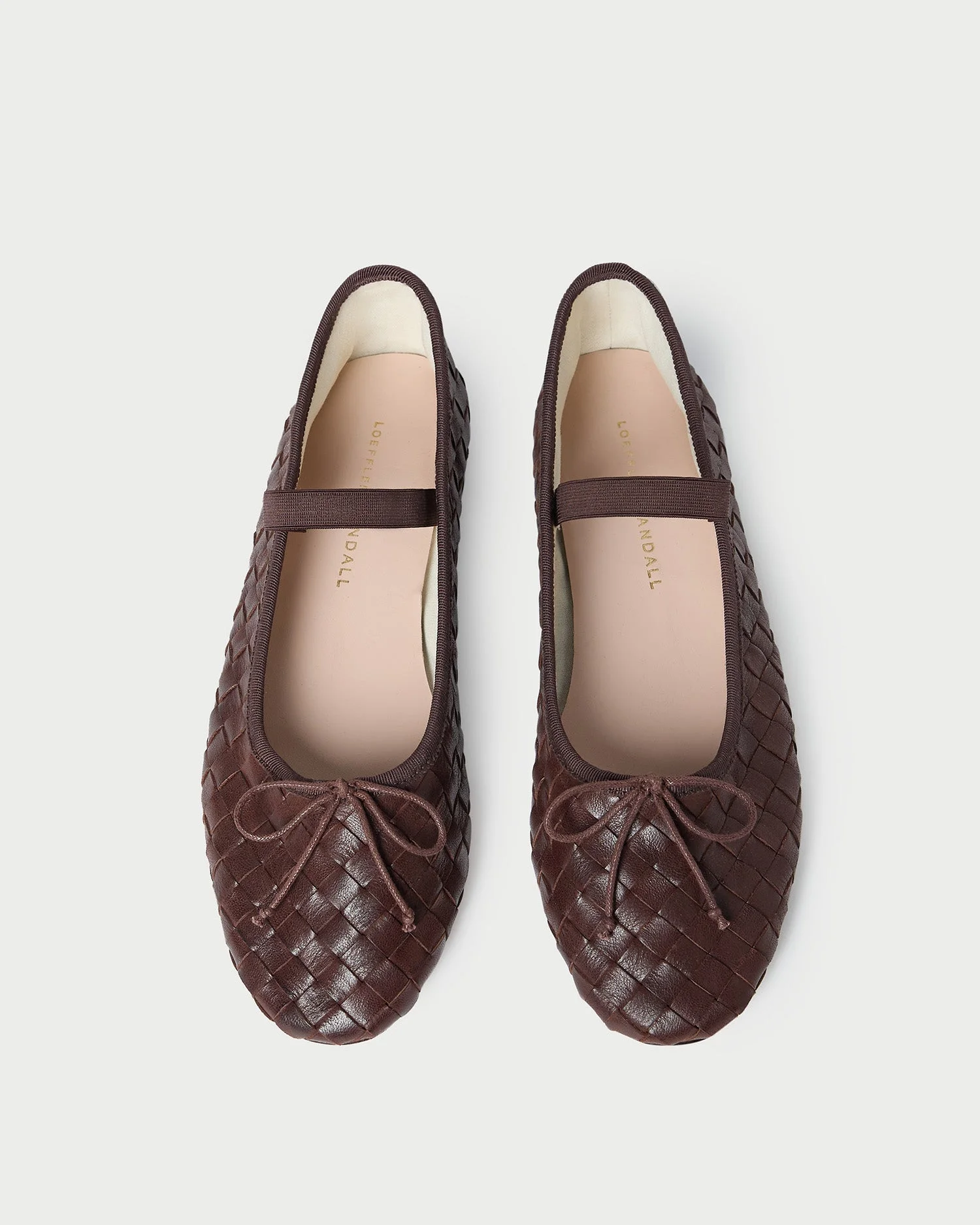 Leonie Espresso Woven Ballet Flat - 1