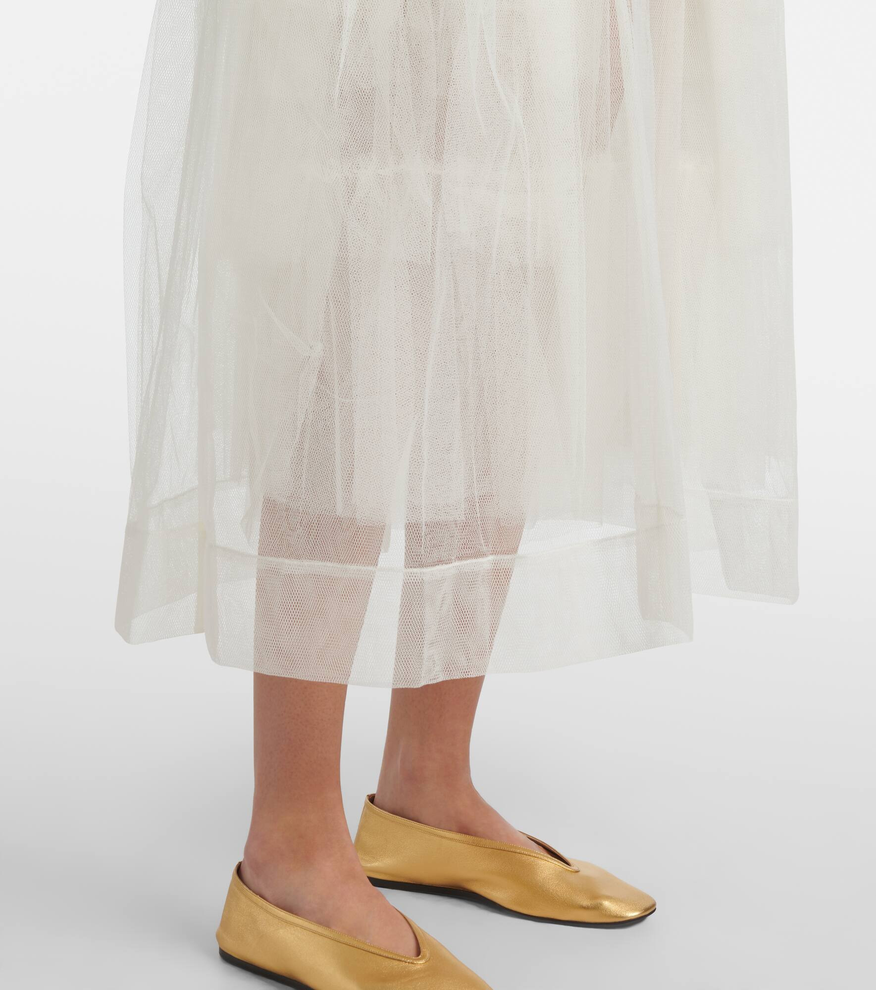 Tulle midi skirt - 5