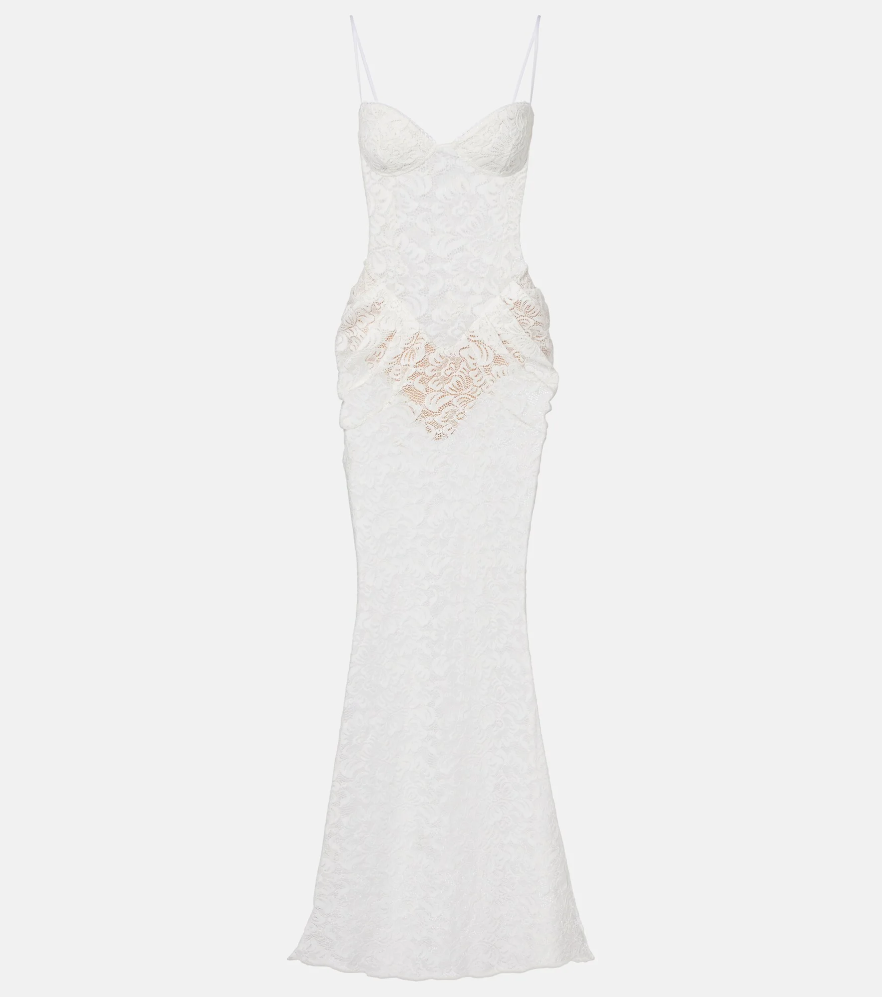 Vecna sheer lace maxi dress - 1