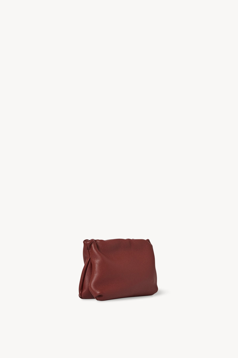 The Row Bourse Clutch Bag in Leather outlook