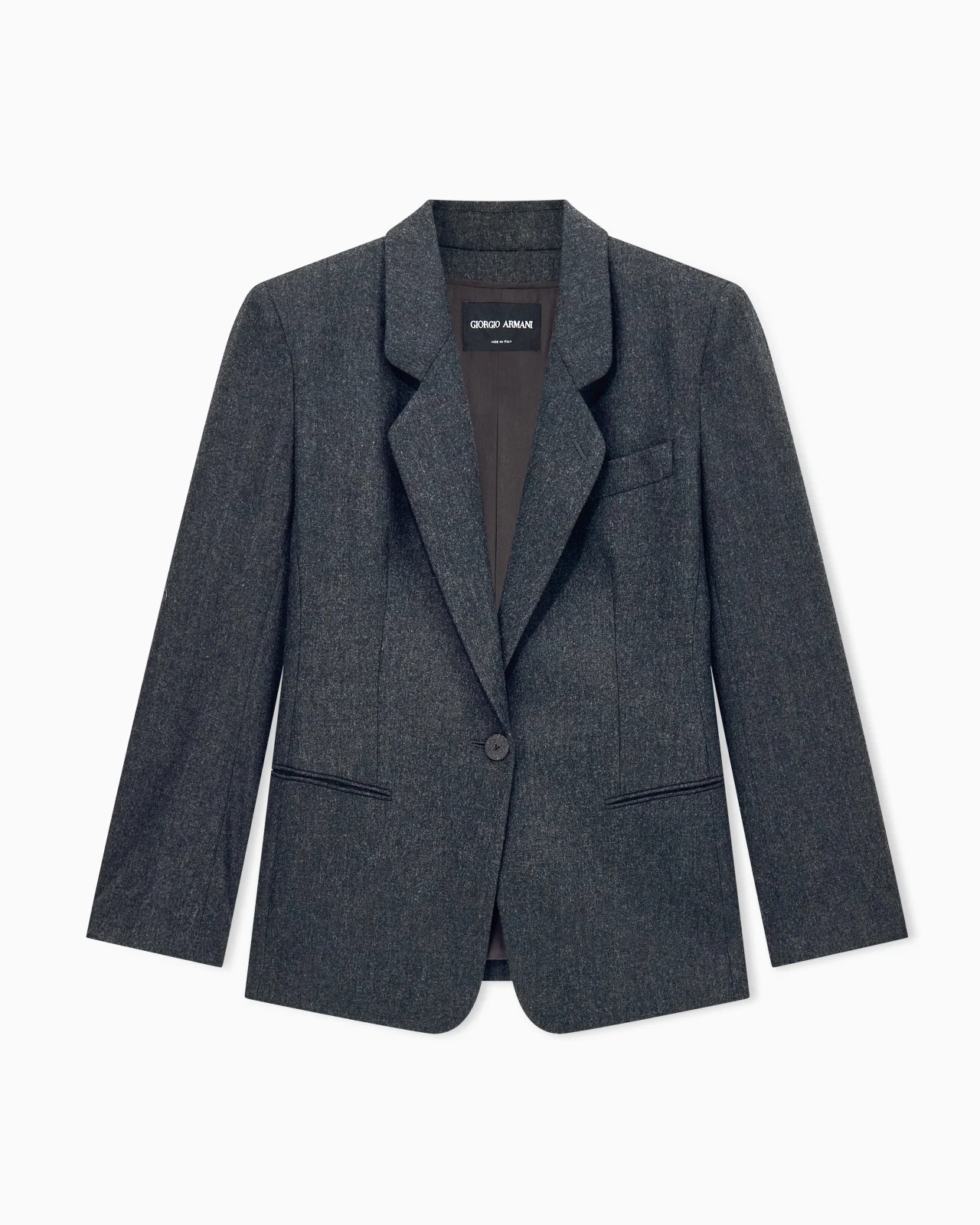 BLAZER NEW NORMAL REGULAR FIT IN WOOL AND CASHMERE FLANNEL - 1