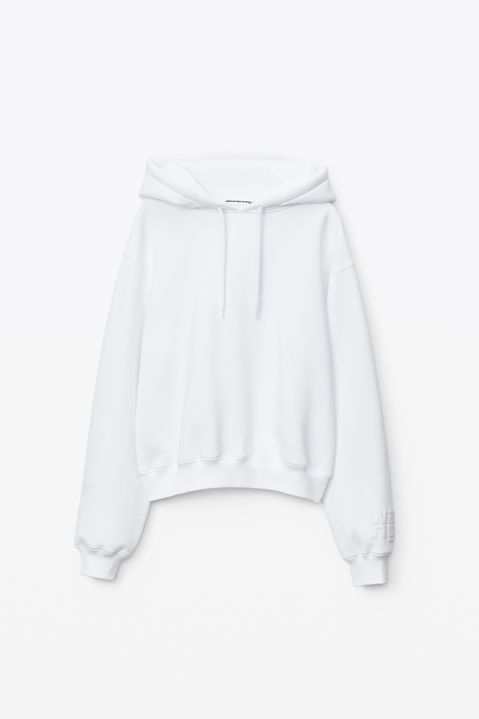 HOODIE IN STRUCTURED TERRY - 1