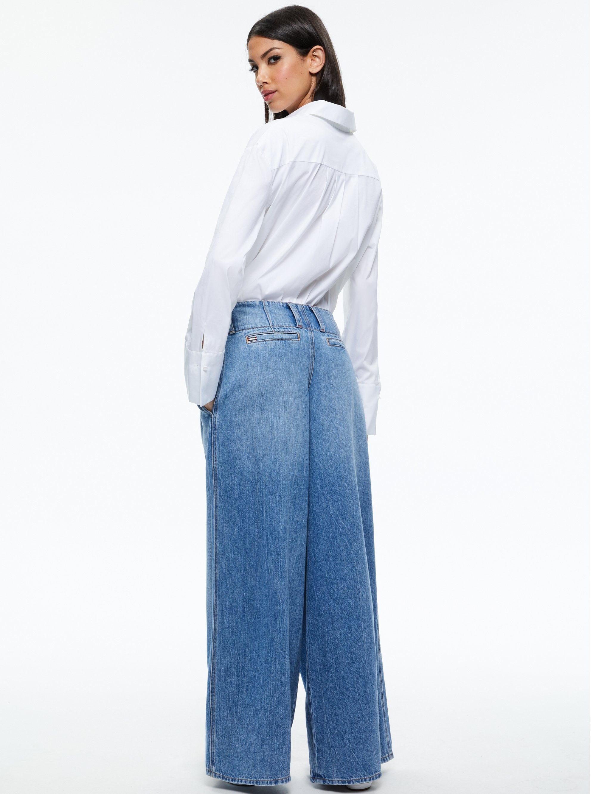 ANDERS LOW RISE PLEATED JEAN - 3