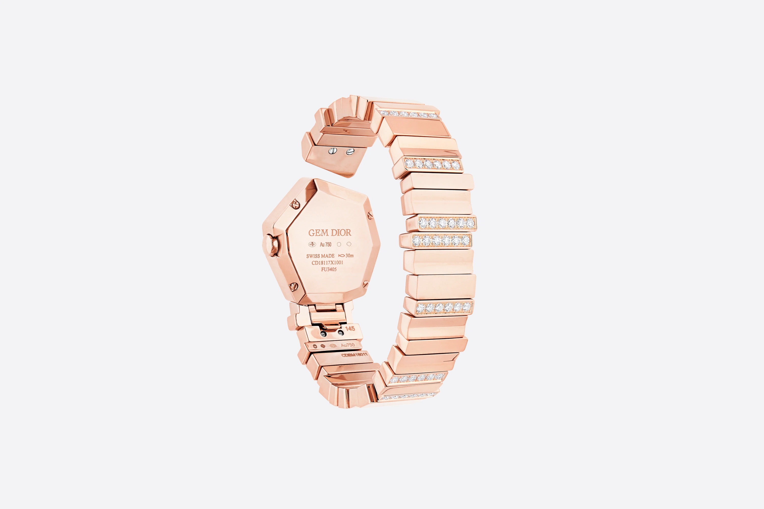 Pink Gold, Diamonds and White Mother-of-Pearl GEM DIOR - 6