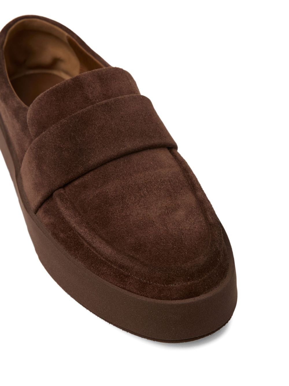 suede slip-on loafers - 4