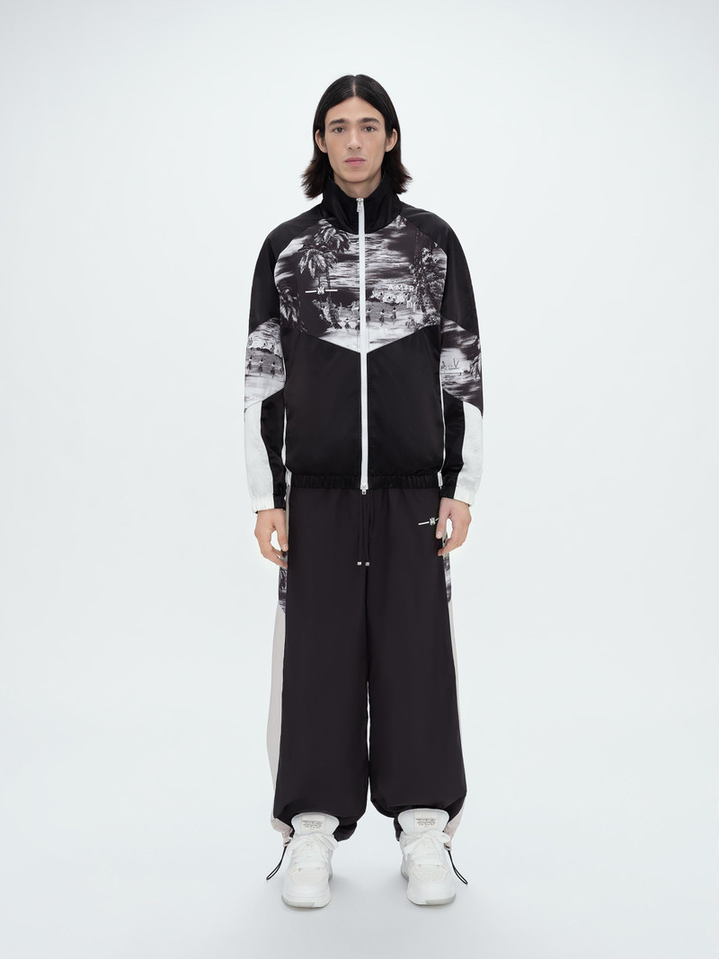 HAWAIIAN PRINT TRACK JACKET 2