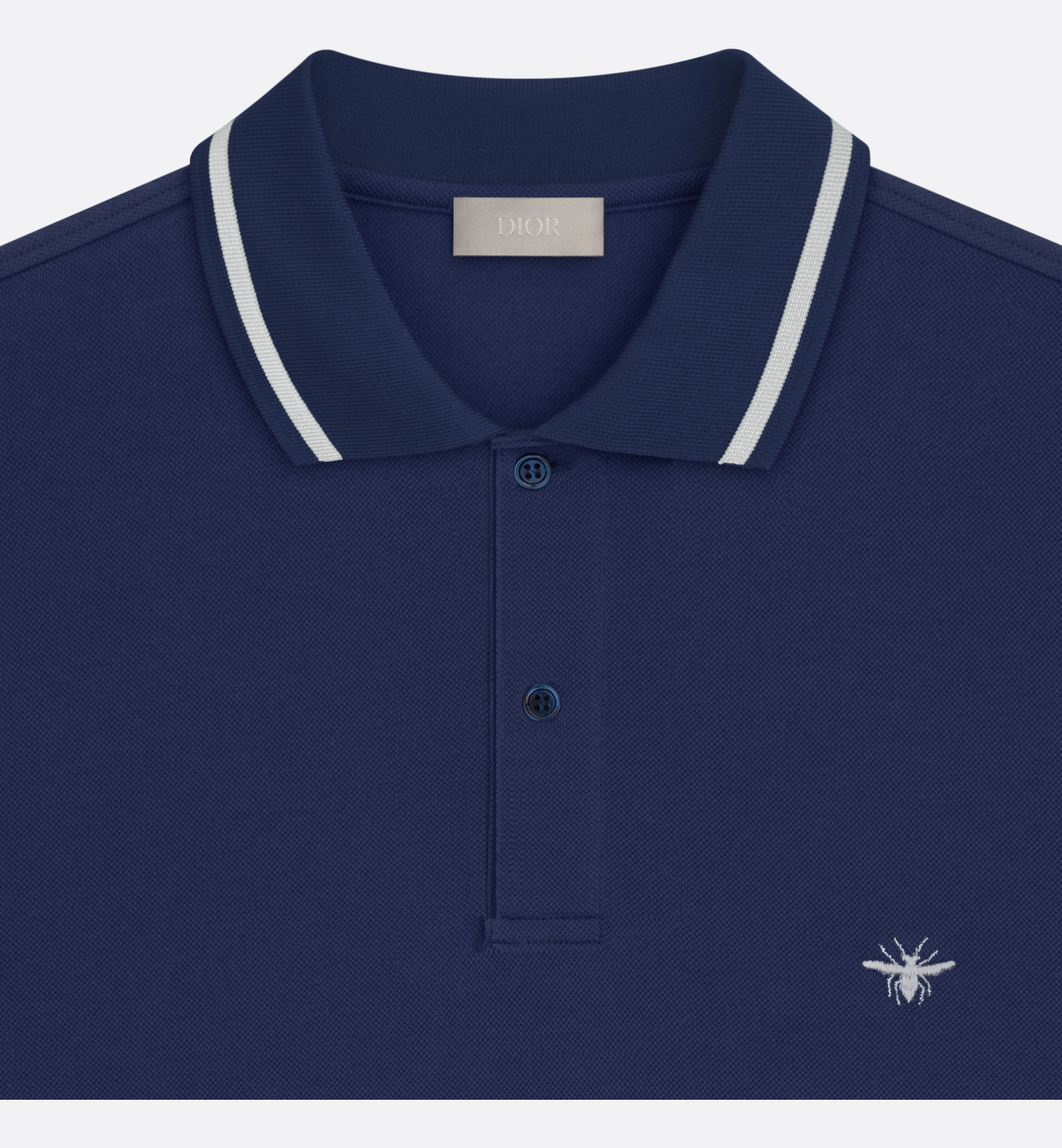 Polo Shirt with Bee Embroidery - 6