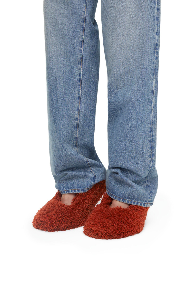 Loewe Toy pump in embroidered canvas outlook