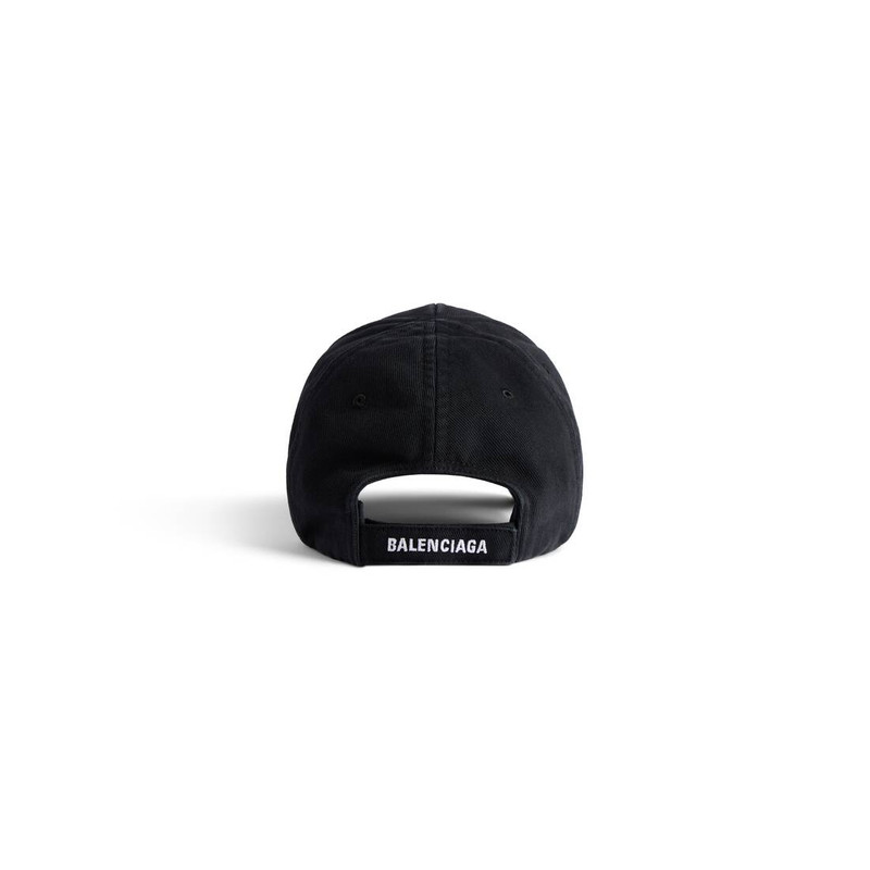 Balenciaga | Vogue Cap in Black Faded 3