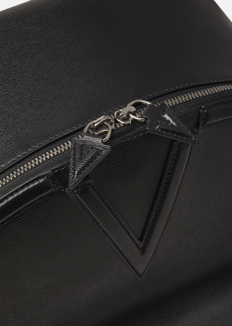 V Leather Backpack 5