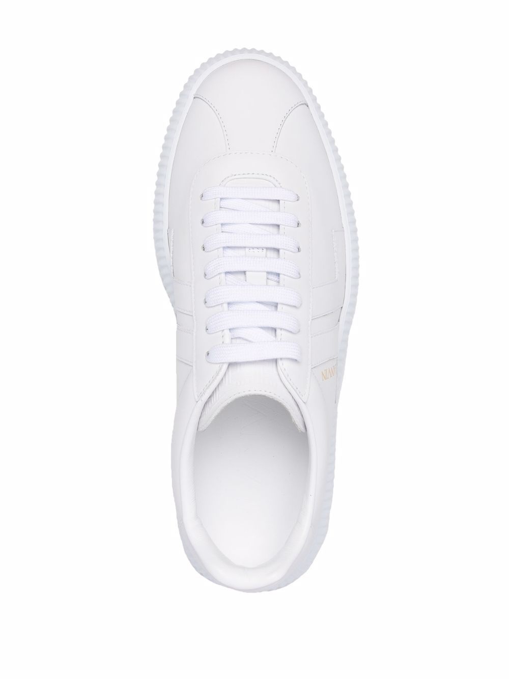 logo-detail lace-up sneakers - 4