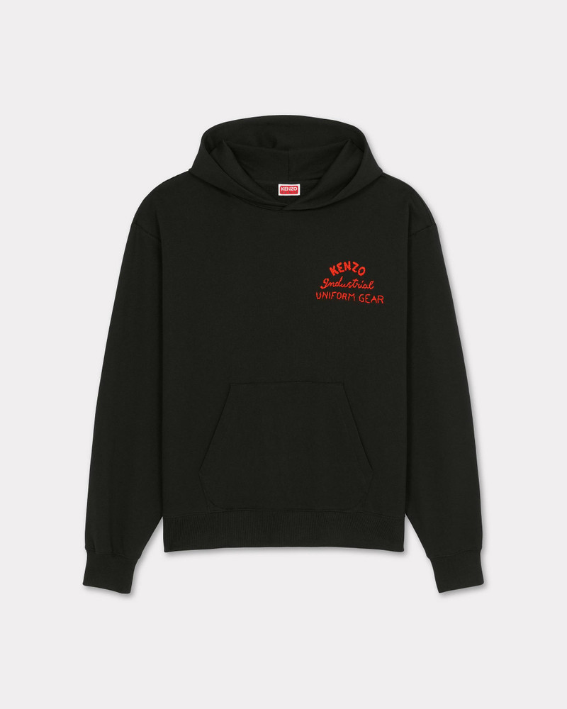 'KENZO Drawn Varsity' embroidered oversized hoodie sweatshirt 1