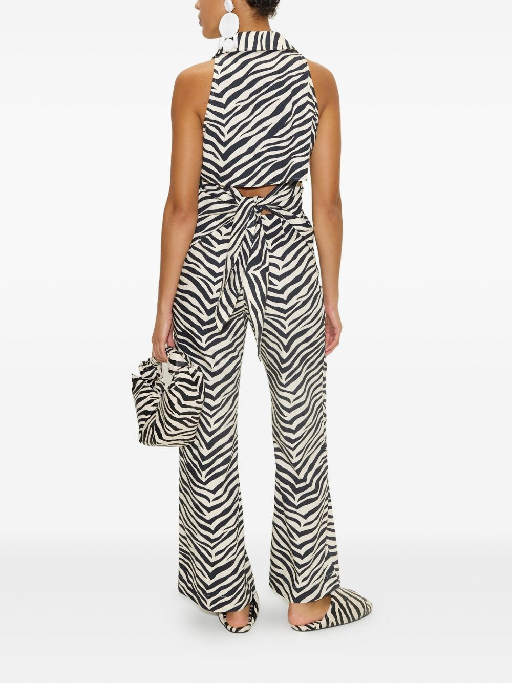 Loch sleeveless button-up top - 3