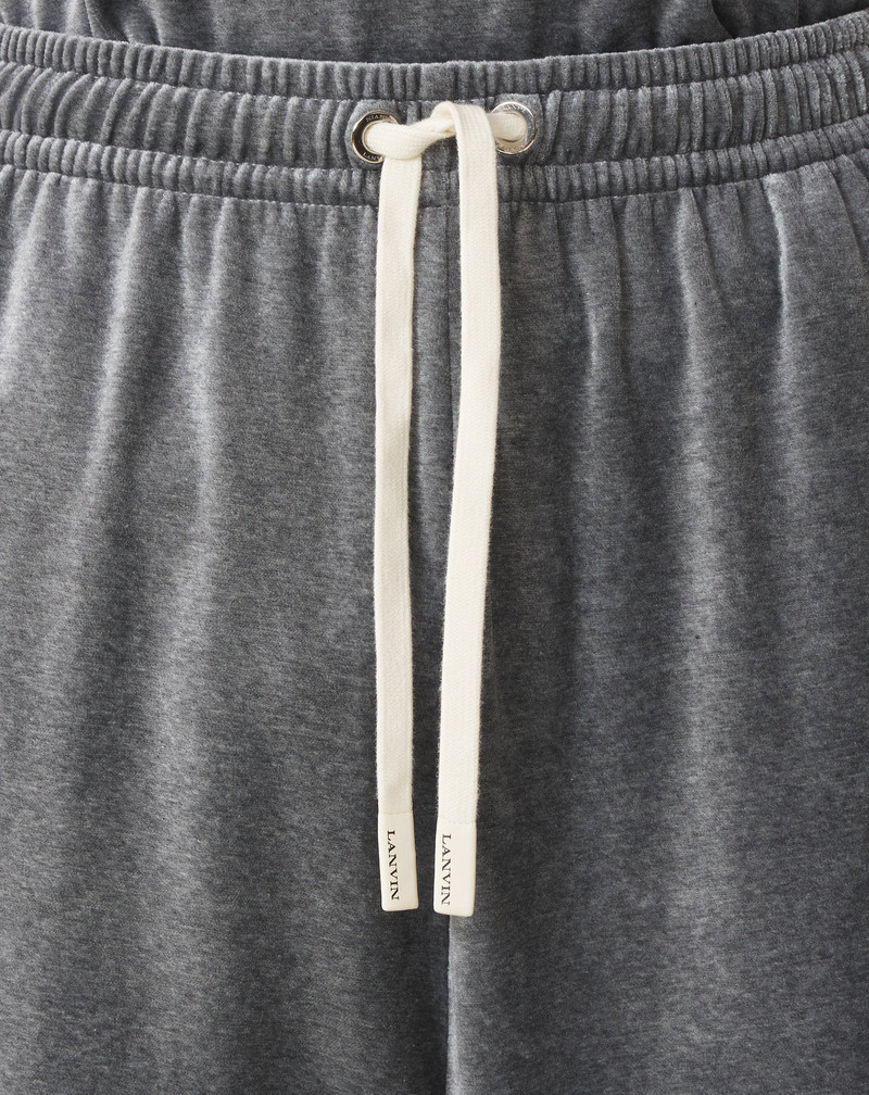 BLACK VELVET BERMUDA SHORTS 5