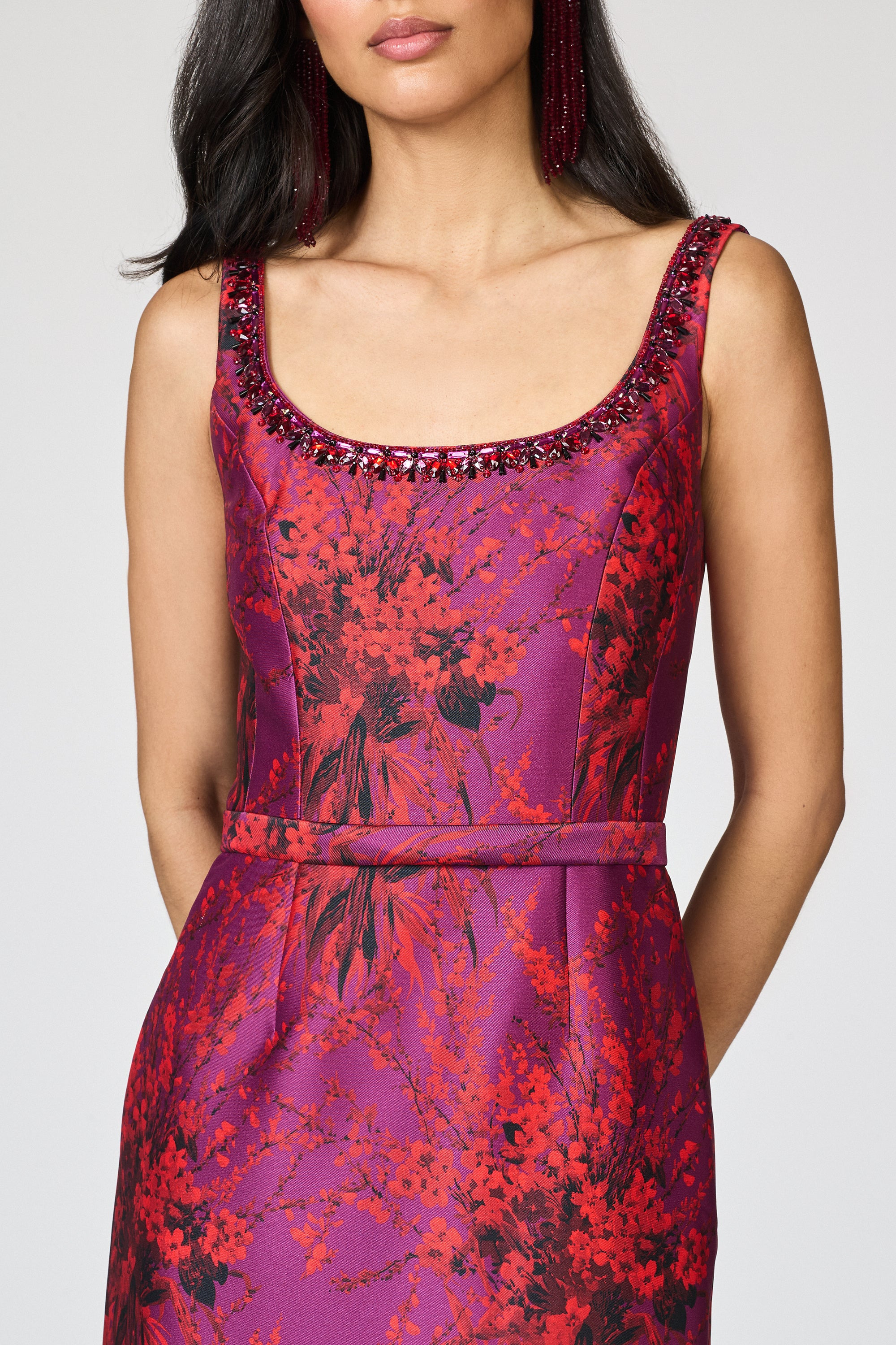 LANA GOWN - RASPBERRY BOUQUET - 4