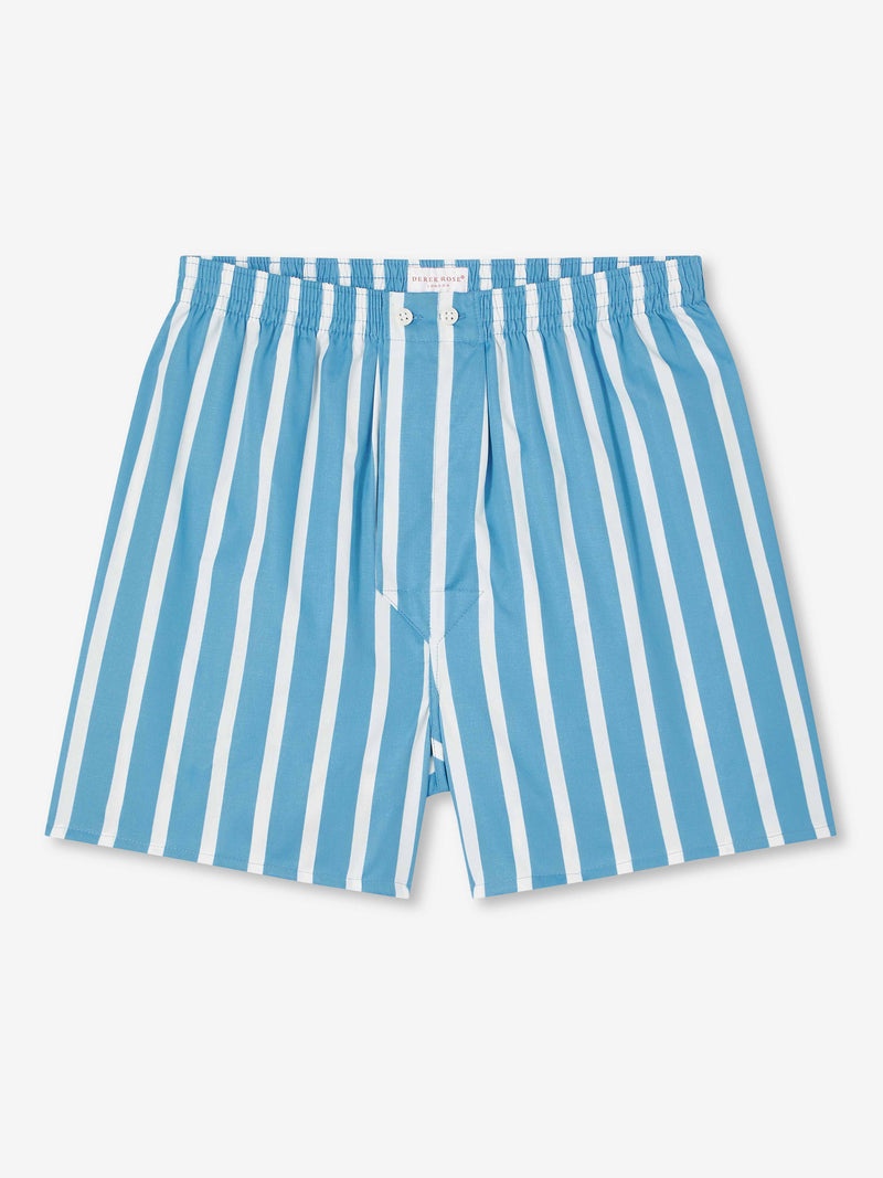 Men's Classic Fit Boxers Royal 219 Cotton Blue - 1