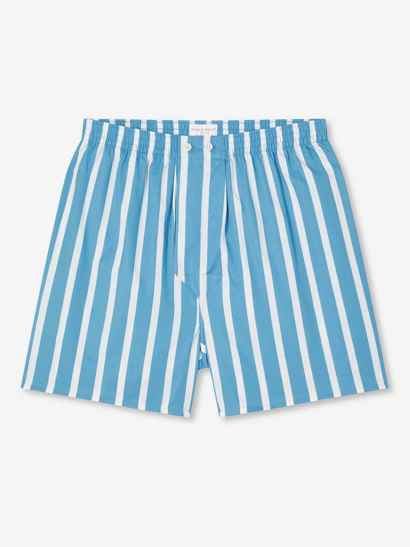 Men's Classic Fit Boxers Royal 219 Cotton Blue 1