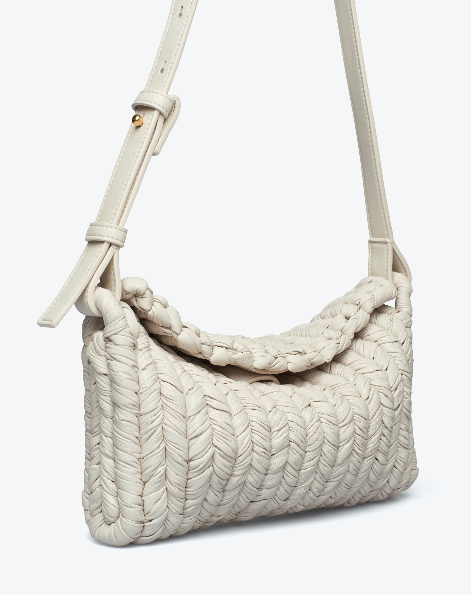 THE BUSKET BAGUETTE - Knit baguette - Off white - 3