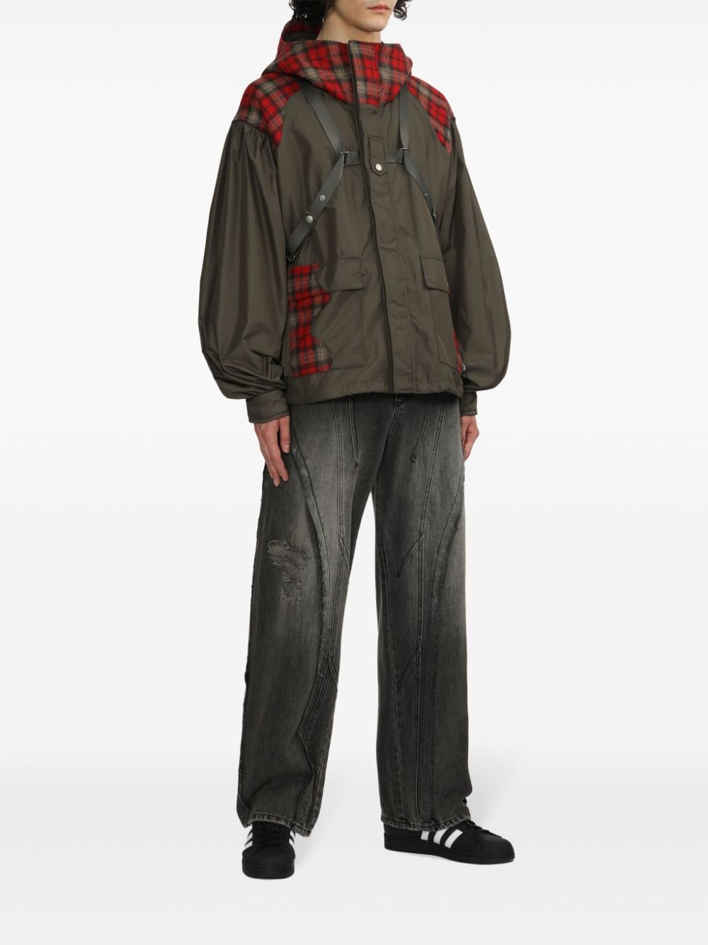 harness hooded jacket - 2