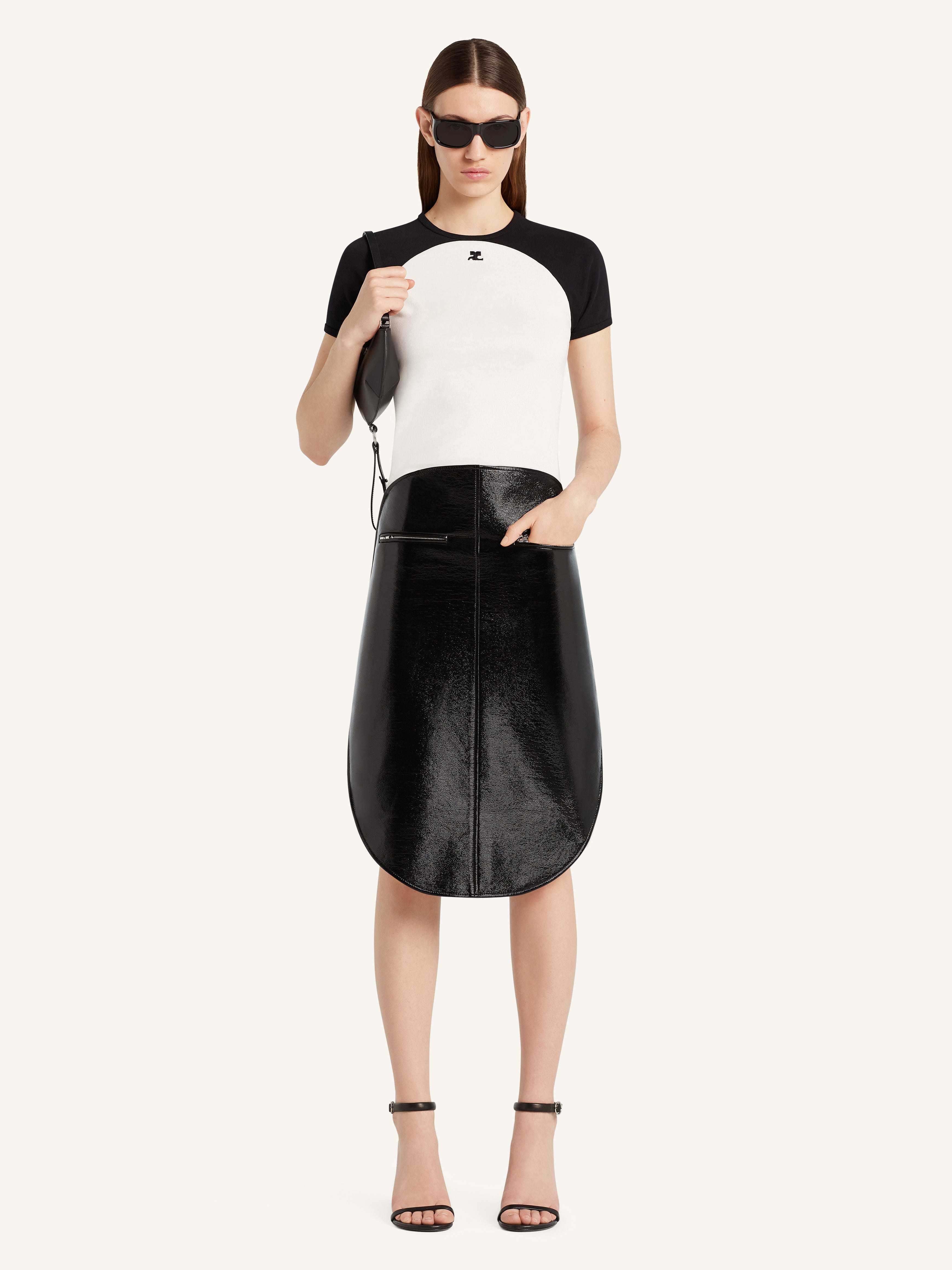CIRCLE VINYL SKIRT - 2