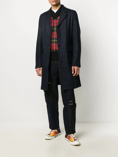 Comme des Garçons SHIRT single-breasted wool midi coat outlook