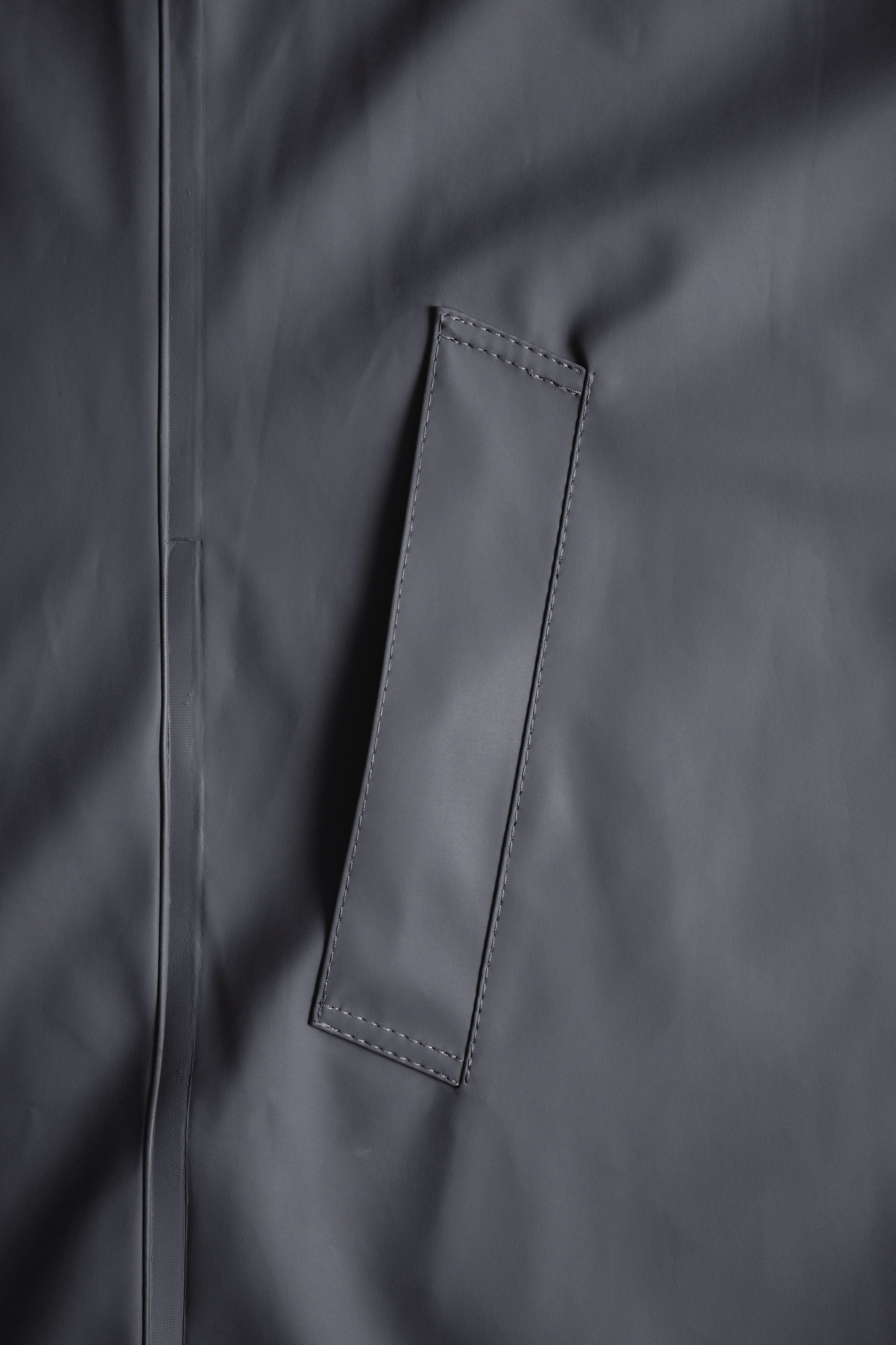 Stockholm Long Raincoat Charcoal - 7