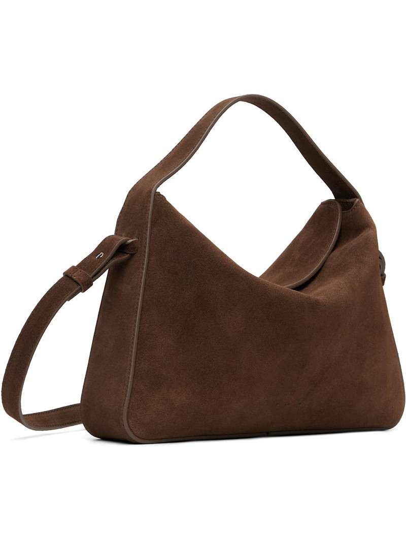 AESTHER EKME Brown Soft Baguette Crossbody Bag outlook