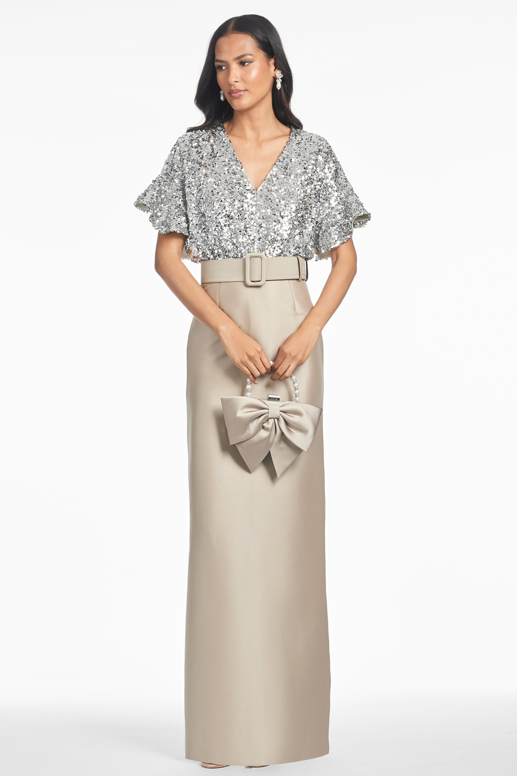 Marlene Gown - Silver/Pewter - 3