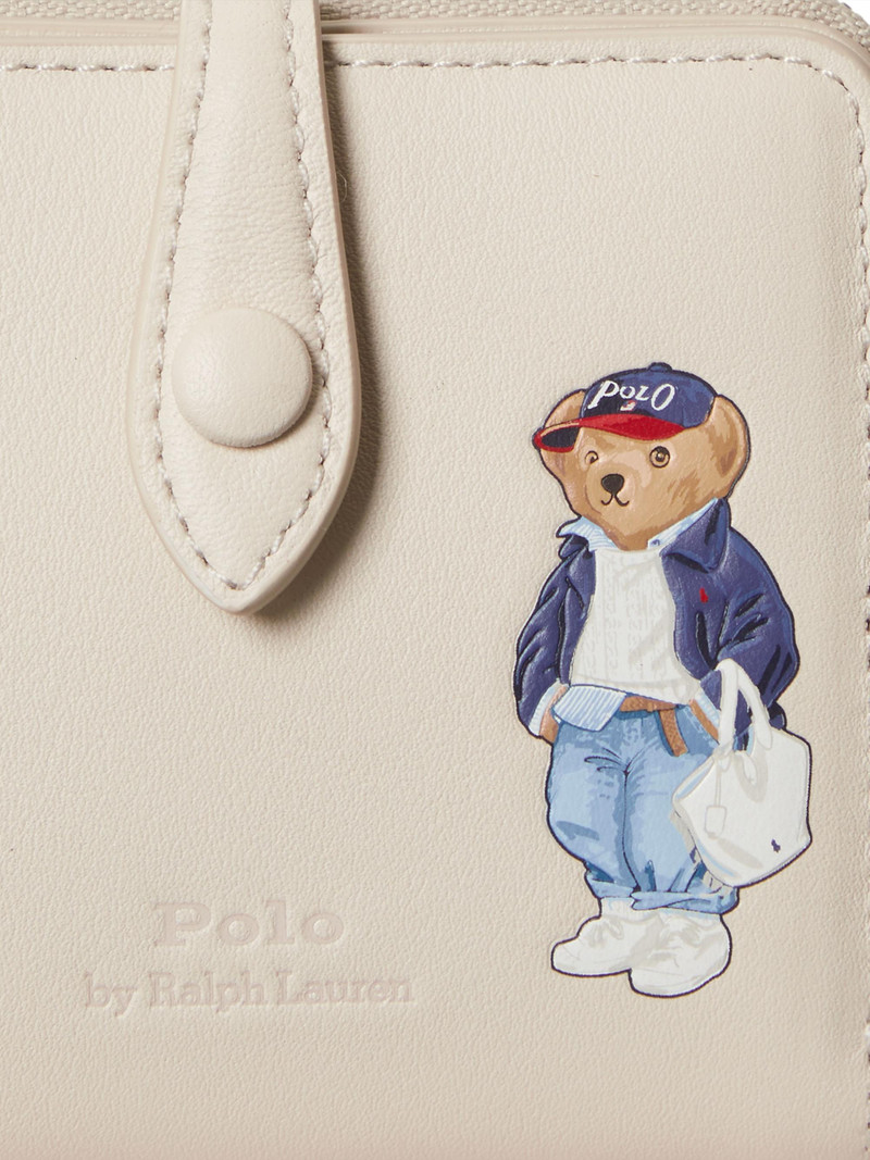 Women's Spring Bear Leather Wallet - Cream 5