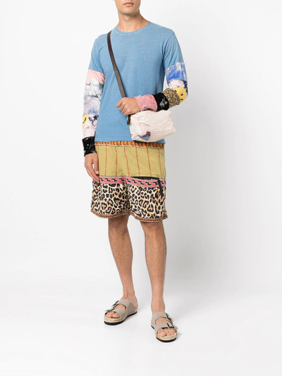 Kapital patchwork-print shorts outlook