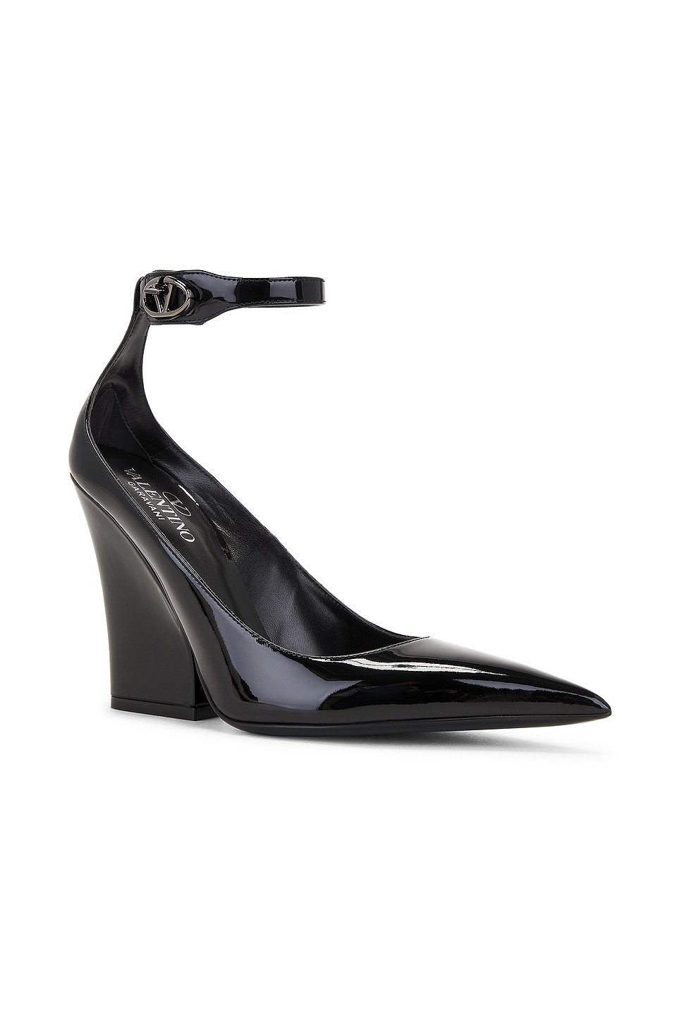 V Logo 105 Lockette Ankle Strap Pump - 2