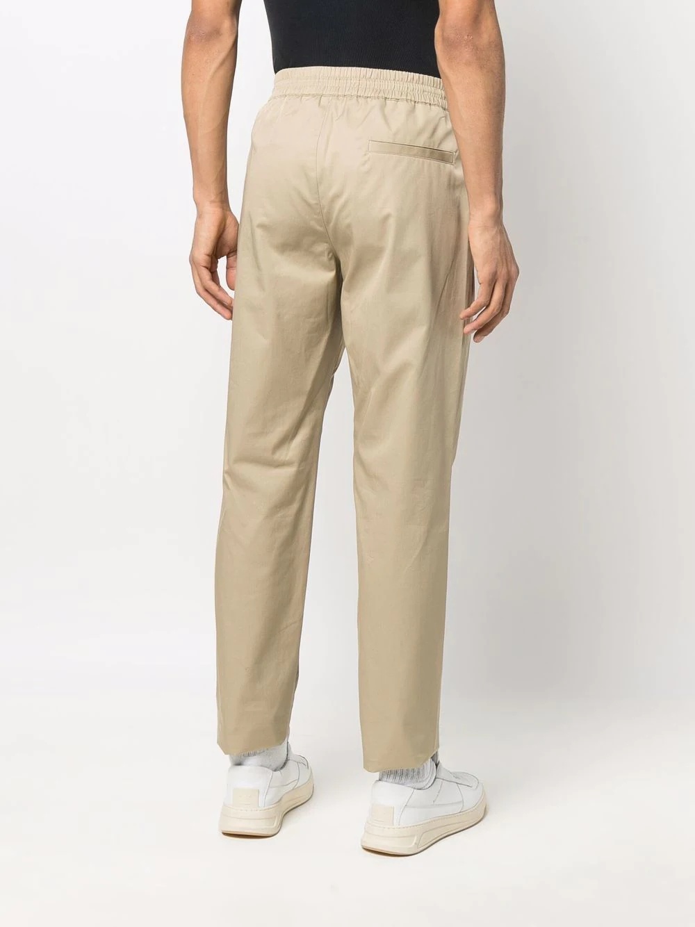 drawstring-waist trousers - 4