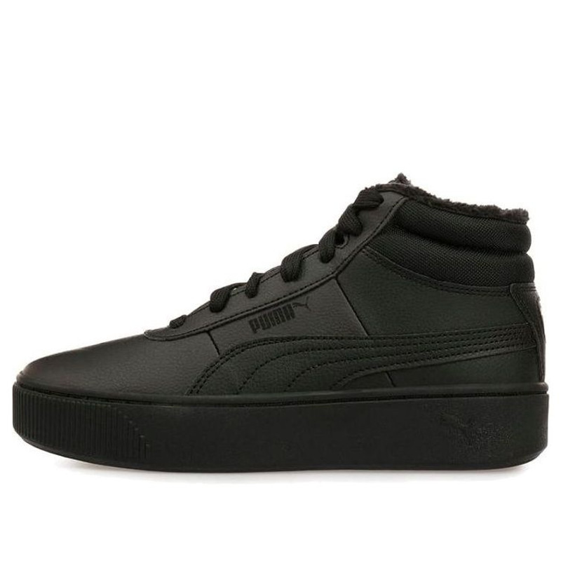 (WMNS) PUMA Vikky Stacked Mid Wtr Shoes Black 372205-01 - 1