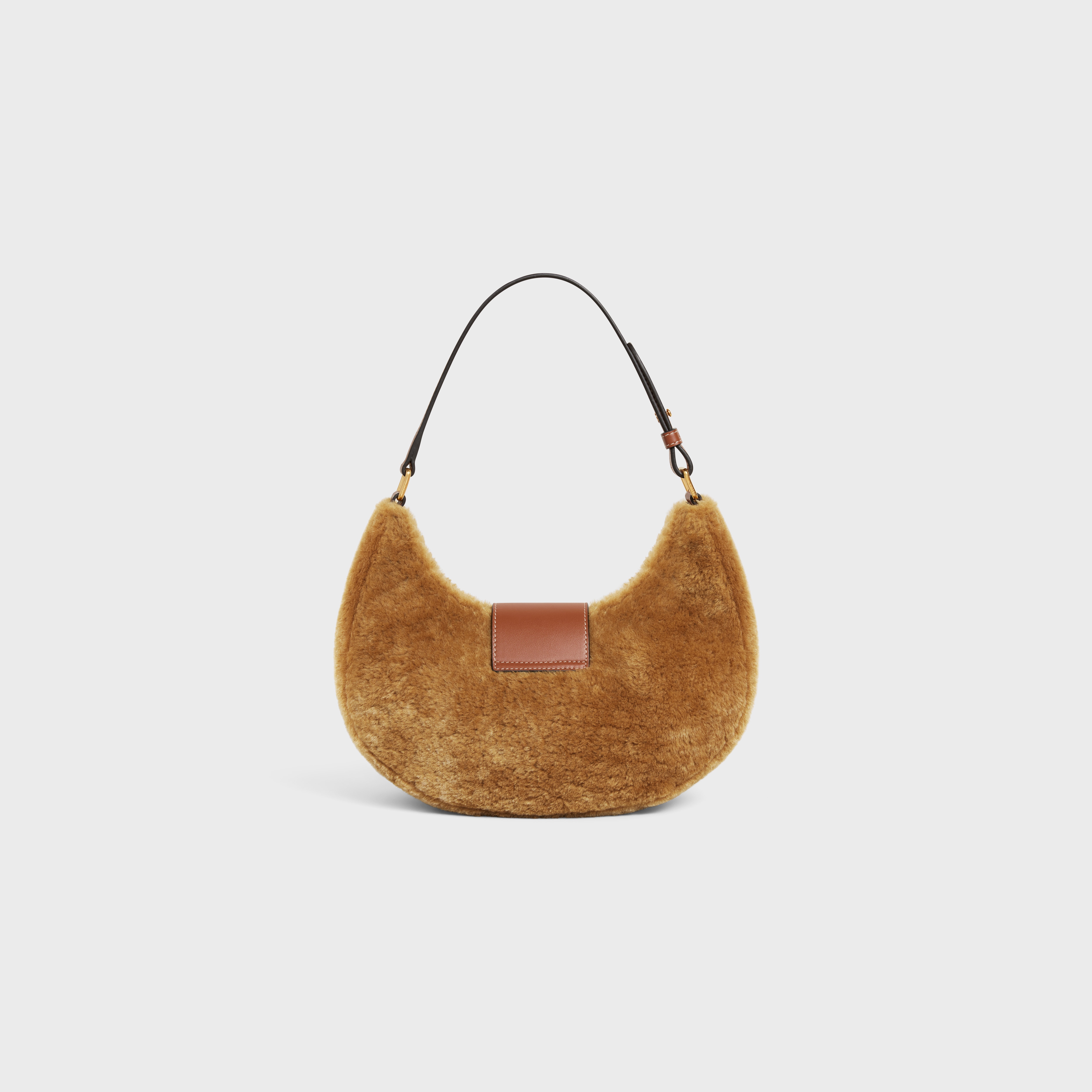 MEDIUM AVA TRIOMPHE BAG in SHEARLING AND CALFSKIN - 3