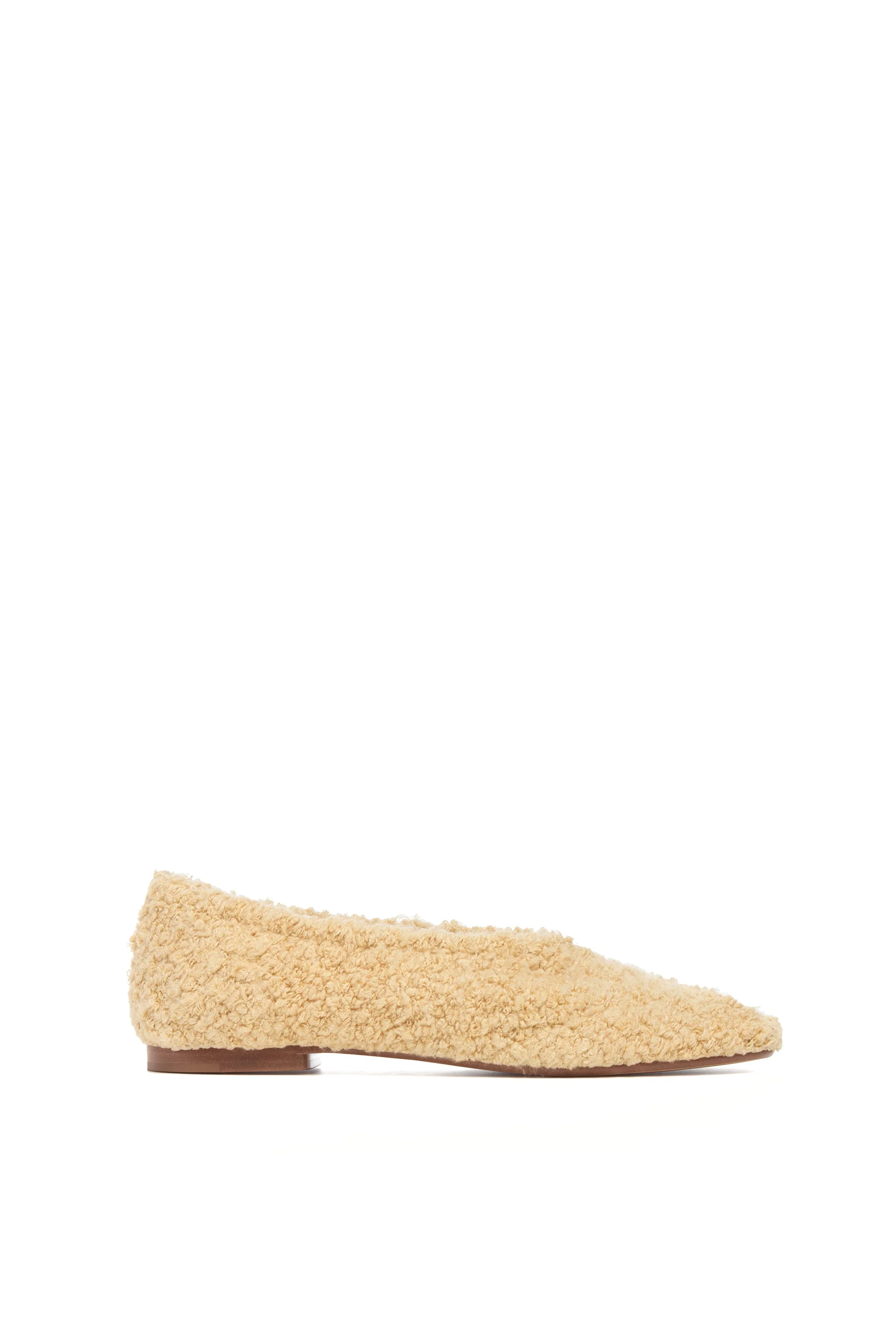 Emperor Flat Shoe in Hay Silk Cashmere Linen - 1