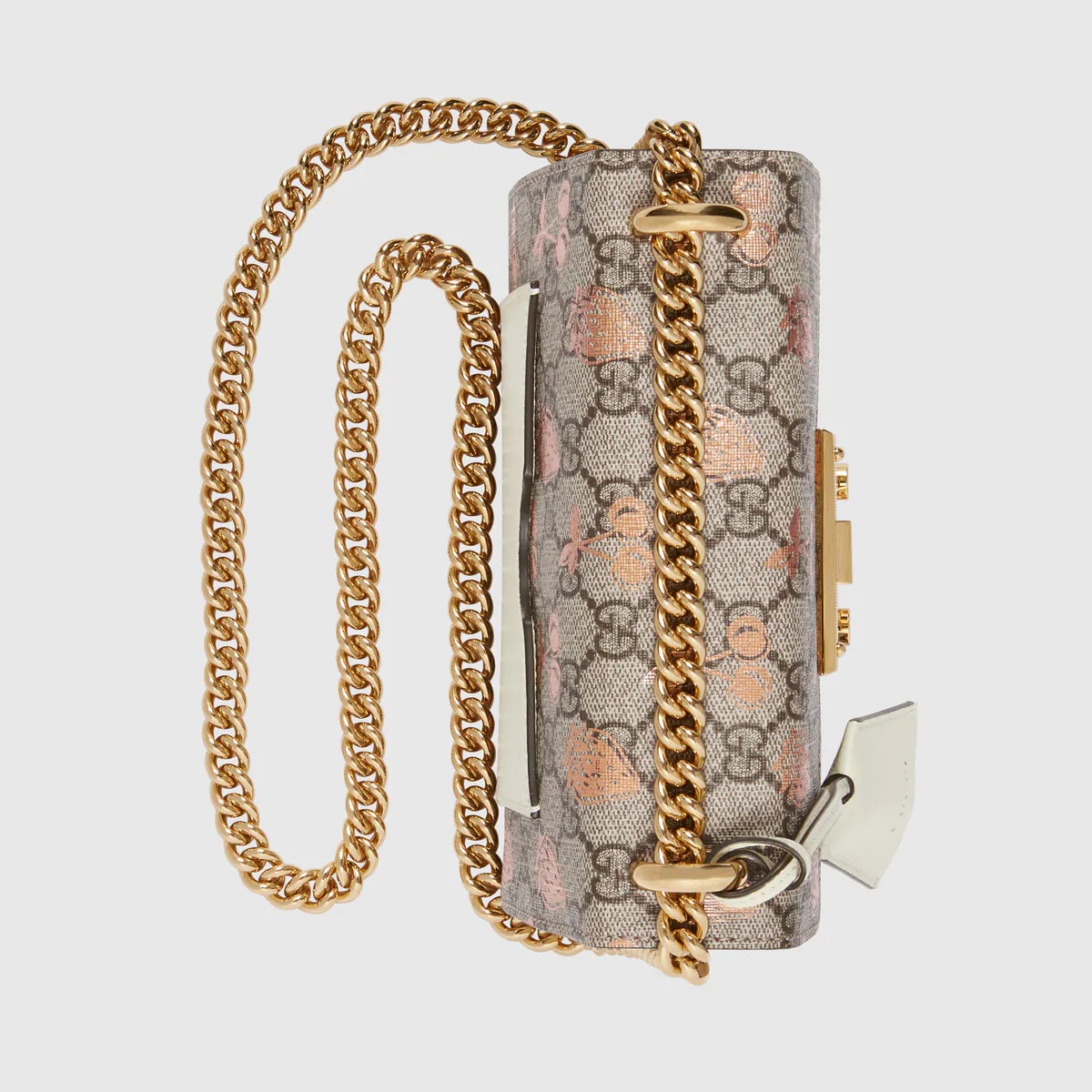 Padlock small berry shoulder bag - 6