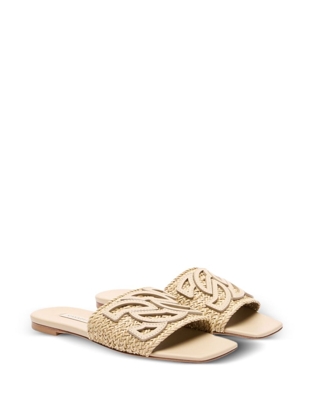 woven-strap flat sandals - 2