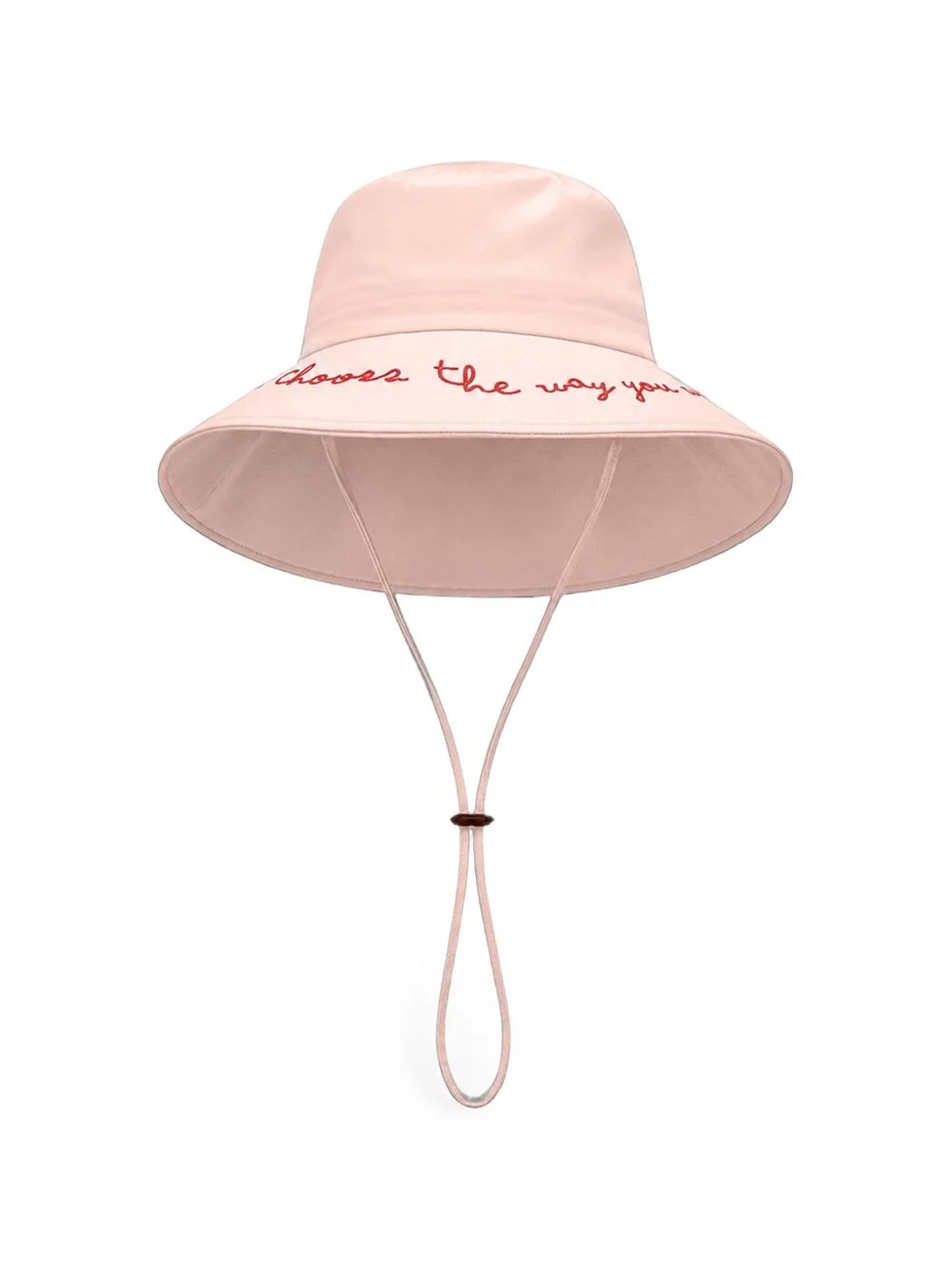 logo-embroidered bucket hat - 1